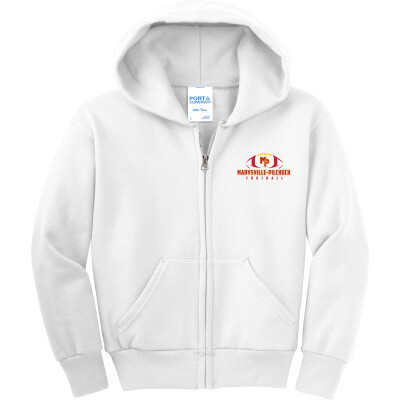 Youth Core Fleece Full-Zip Hooded Sweatshirt