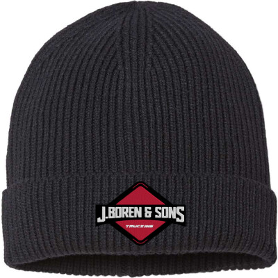 Fine Rib Cuff Beanie