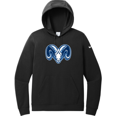 Nike Women's Club Fleece Sleeve Swoosh Pullover Hoodie