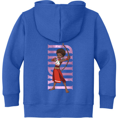Iyanu Hero Pose Toddler Fleece Full-Zip Hoodie