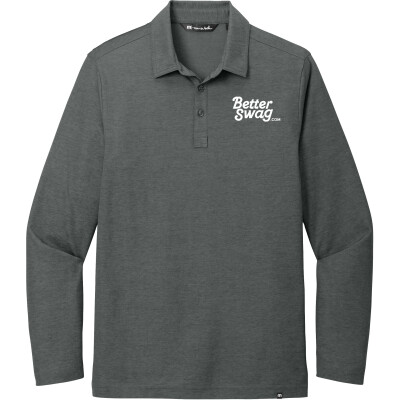 Travis Mathew Oceanside Heather Long Sleeve Polo
