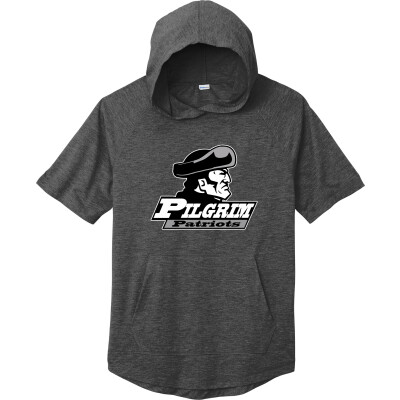 Tri-Blend Wicking Short Sleeve Hoodie
